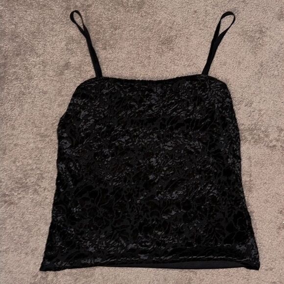 Express Tricot Velvet Textured Tank Top! - Picture 1 of 4